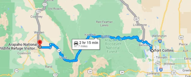 Colorado Arapaho NWR Map