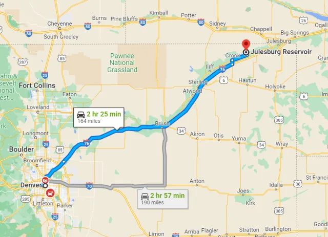 Colorado Julesburg State Wildlife Area Map
