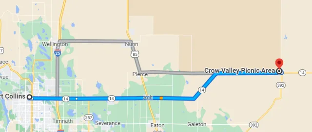 Colorado Pawnee National Grassland Map