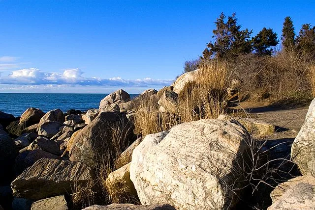 Connecticut Hammonasset Beach State Park Scene