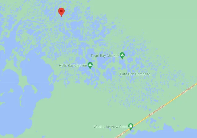 Florida Everglades National Park Map