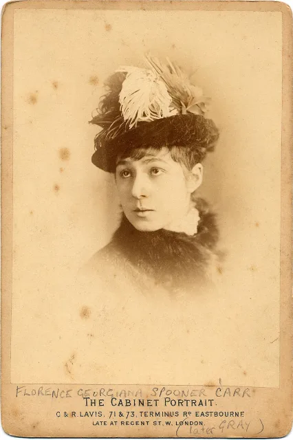 Hat decorated with egret feathers