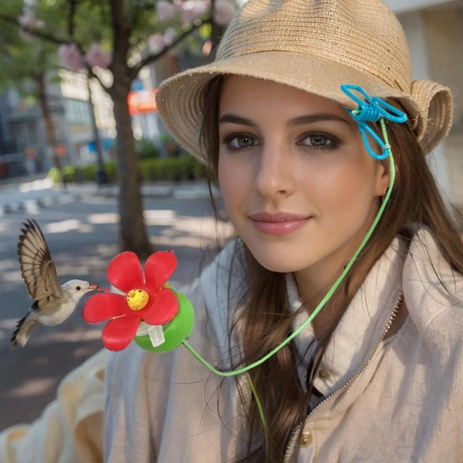 Jxueych Hat Hummingbird Feeder
