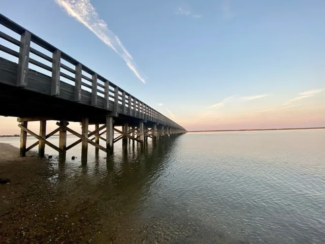 Massachusetts Duxbury Beach Scene