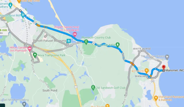 Massachusetts Manomet Bird Observatory Map