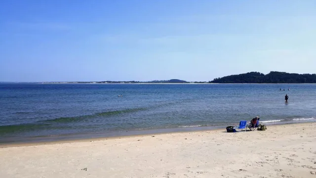 Massachusetts Sandy Point State Reservation Scene