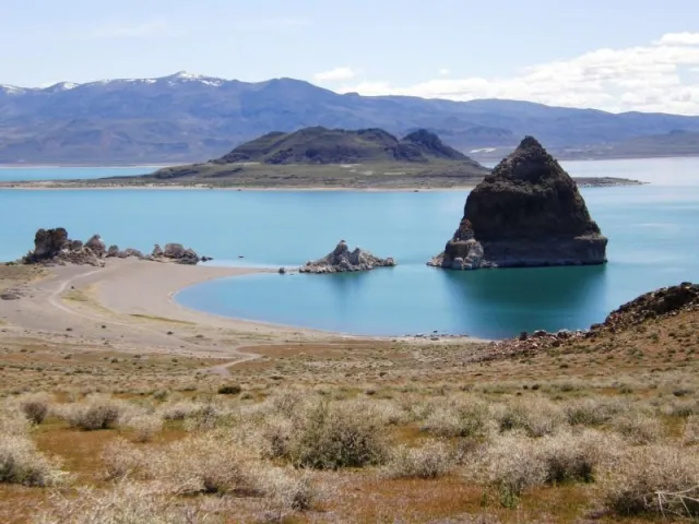 Nevada Pyramid Lake Scene