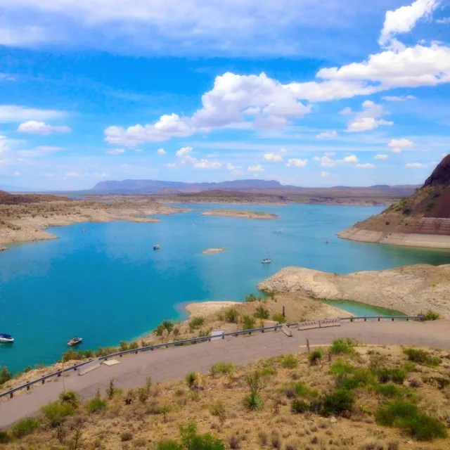 New Mexico Elephant Butte Lake State Park Scene