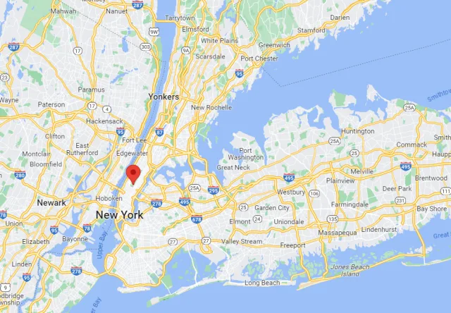 New York Central Park Map