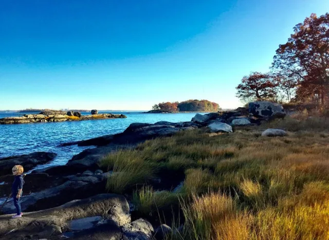 New York Pelham Bay Park Scene