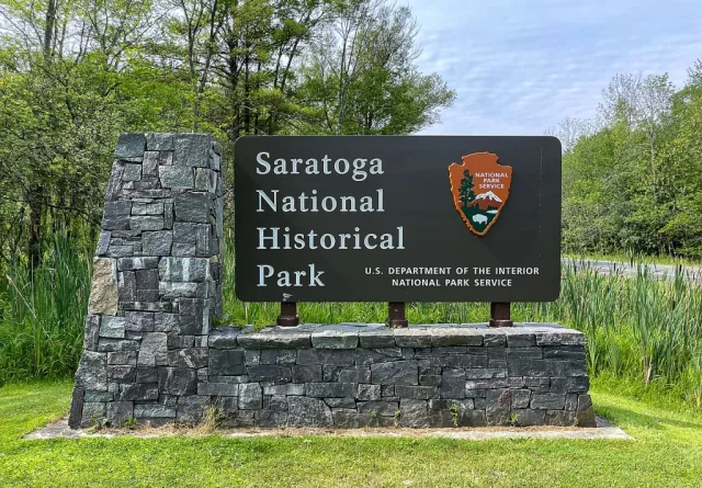 New York Saratoga National Historical Park Scene