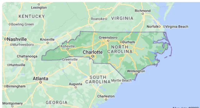 North Carolina Map