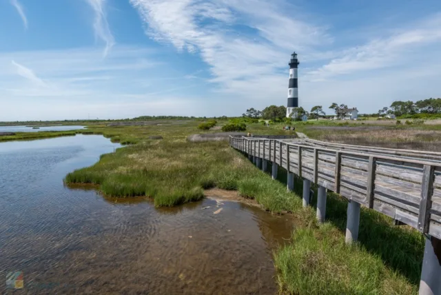 North Carolina Bodie Island Lighthouse Scene