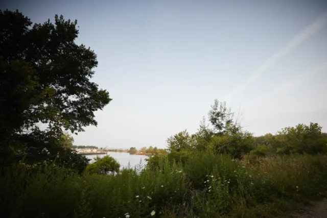 Ohio Cleveland Lakefront Nature Preserve Scene