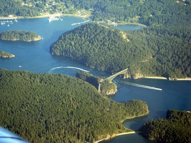 Washington Deception Pass State Park Scene