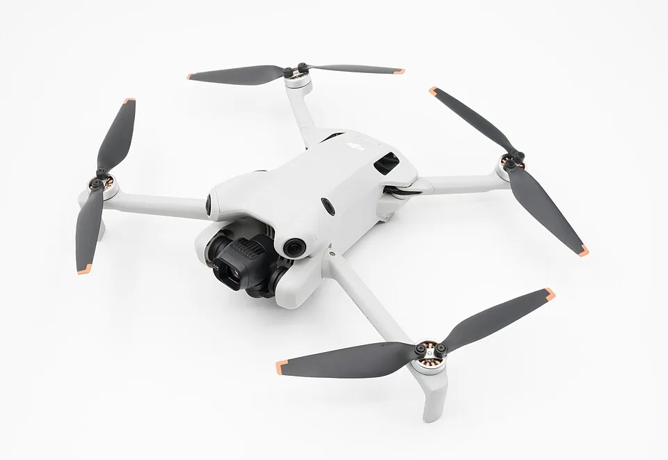 A drone on a white background.