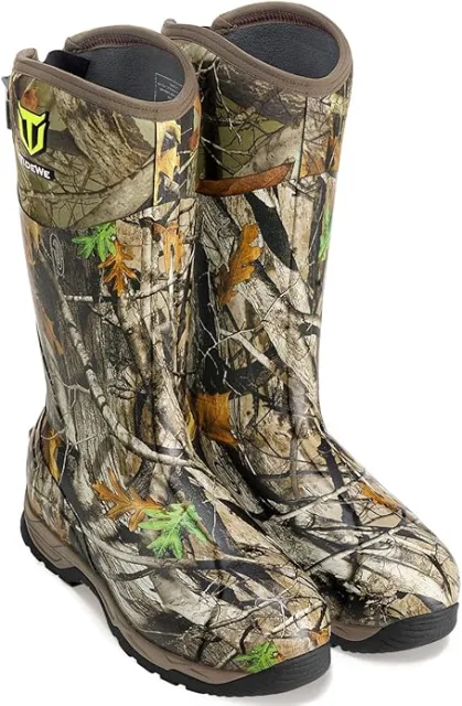 Tidewe Rubber Hunting Boots for Men