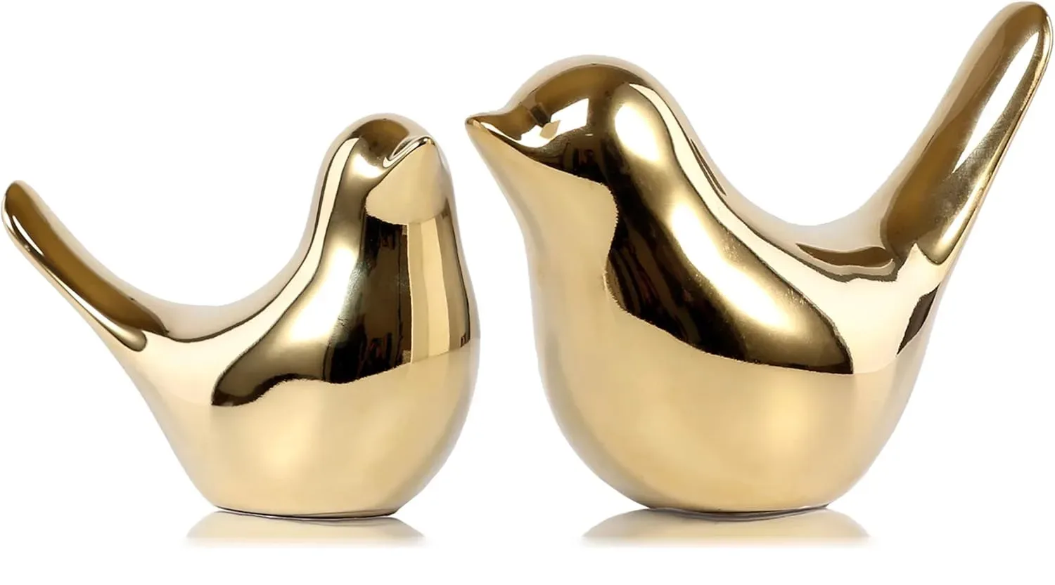 FANTESTICRYAN Small Birds Statues Gold