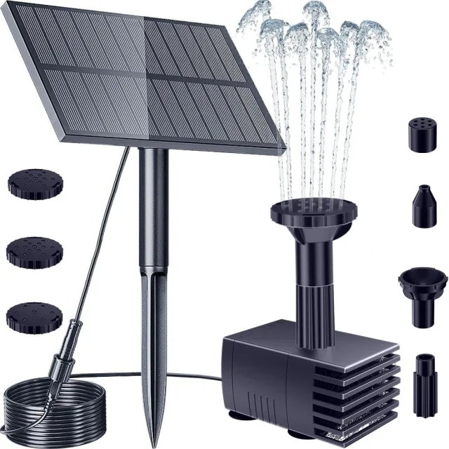 Solar fountain kit